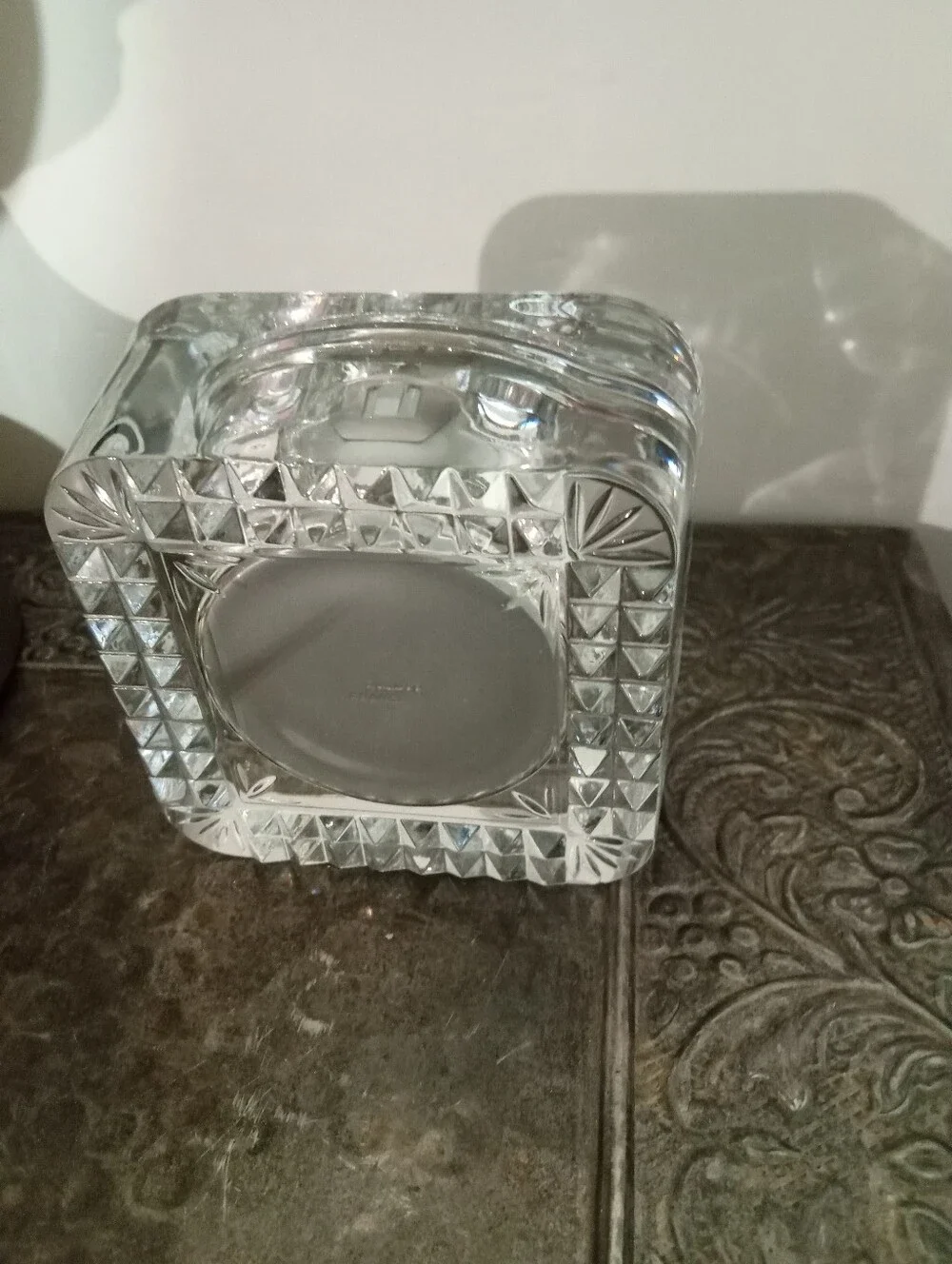 vintage Staiger Crystal Quartz Desk Table Clock - Working